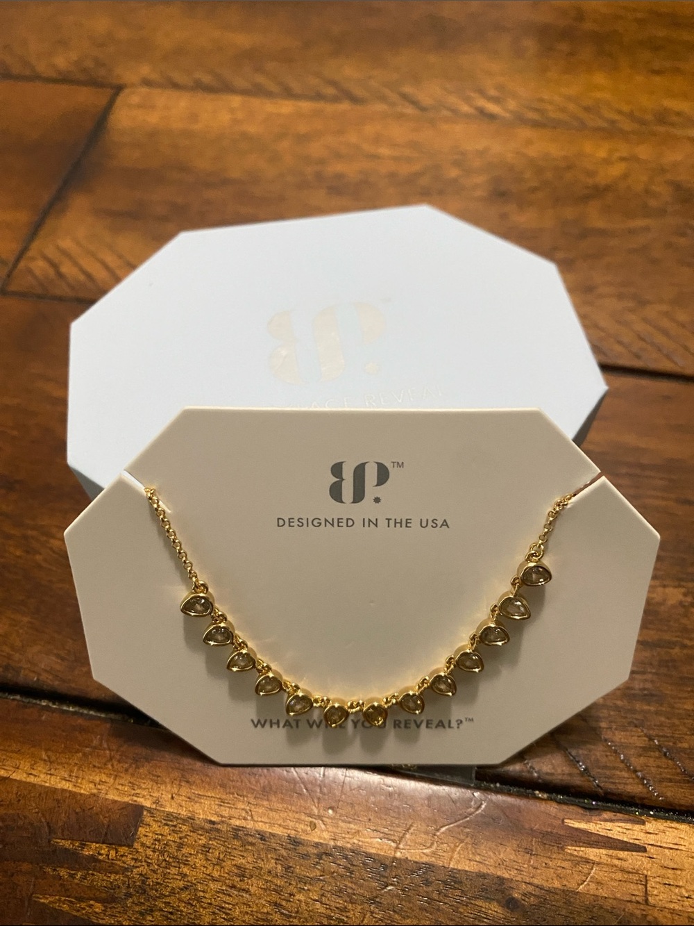 Bomb Party OG Originals Necklace - Lemon Cubic Zirconia - Gold Plating